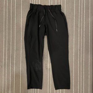 Lululemon Black On The Fly Pants 28"